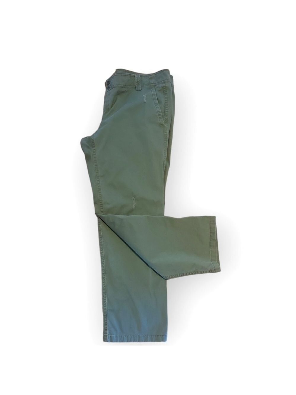 New York &  Company Army Green Slightly Distressed Bootcut Pants Size 14